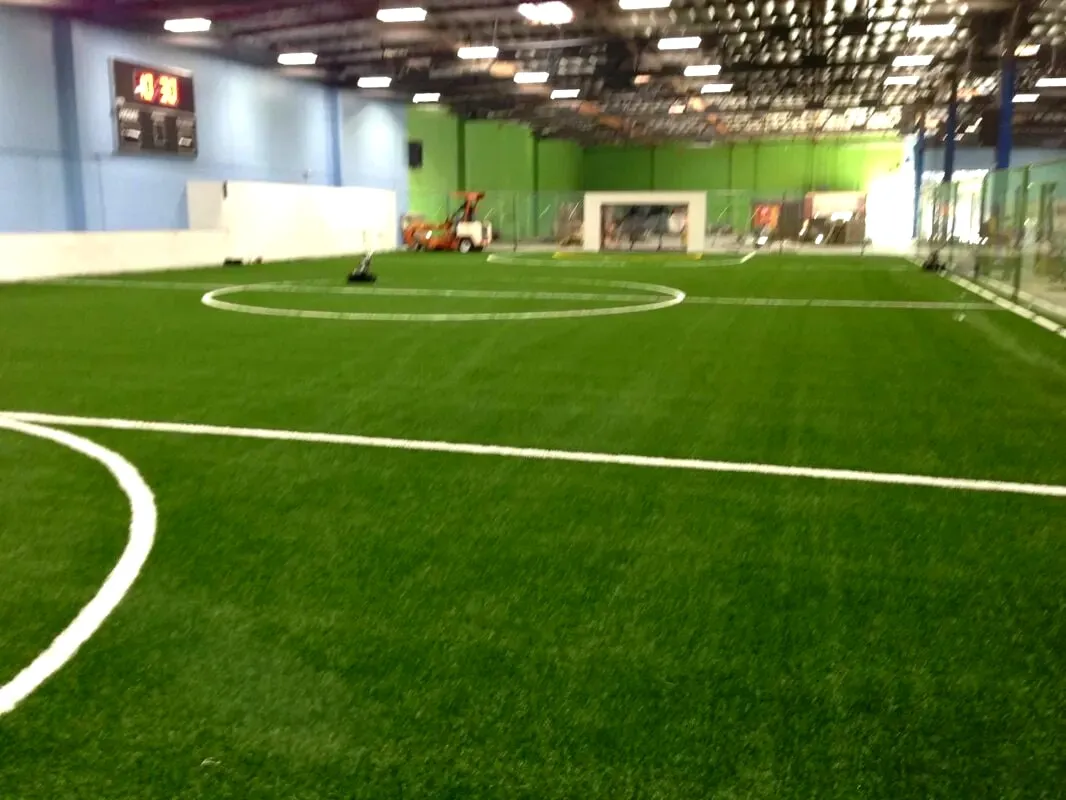 Indoor soccer field